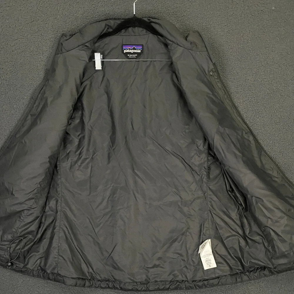 Patagonia Nano Puff Vest Mens XL Dark Gray Quilted Insulated Full Zip 84242